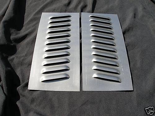 Steel Angled 4 inch 11 Louvered panel