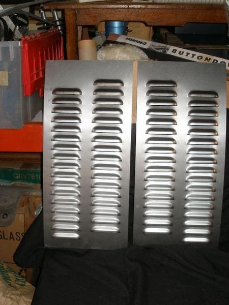 Staggered Louvered Panels