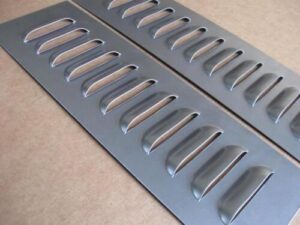 pair of 6" x 16" louvered panels panel